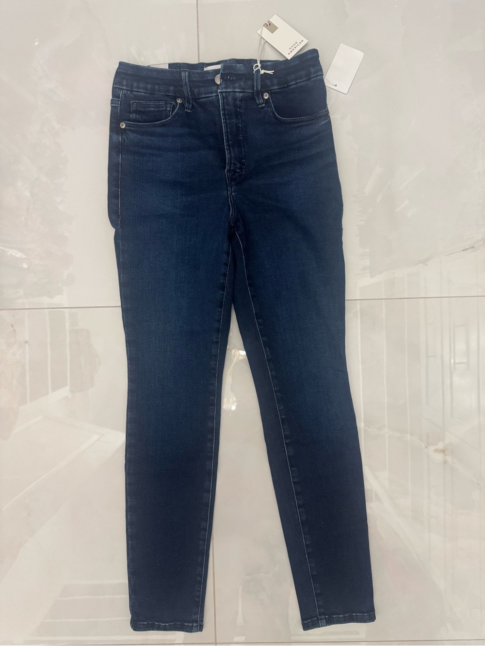 Good American Indigo Skinny Jeans